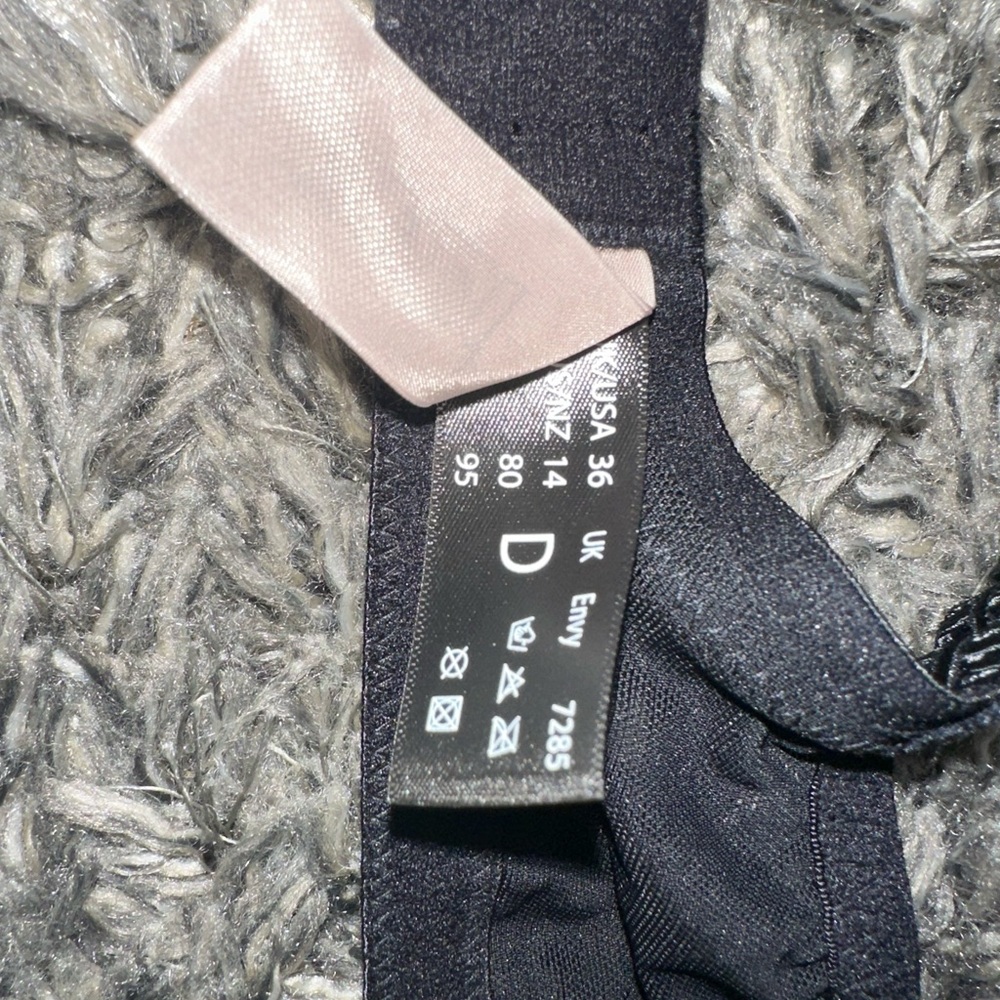 Panache Black Lace Bra 36D - Picture 5 of 5